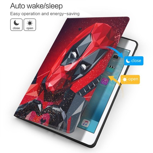 Deadpool Movie Auto Wake/Sleep Smart Cover Stand TPU Case for iPad 7/8/9th Air 3 - Picture 32 of 37
