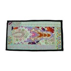 Vintage Embroidered Patchwork Design Gypsy Bohemian Tapestry Wall Hanging Bb