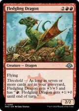 FLEDGLING DRAGON X 4 N/M MODERN HORIZONS 3 MAGIC THE GATHERING