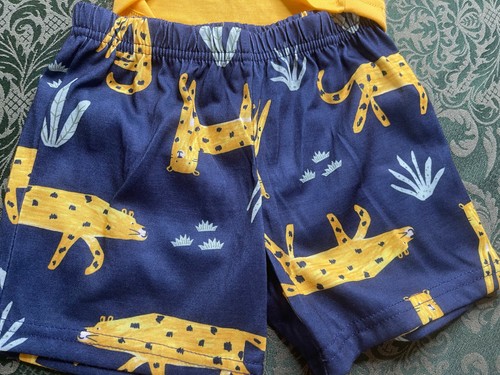 Neu mit Etikett 2t oder 4t 4 Carters TIGER Frühling Herbst Sommer Pyjama Junge Mädchen Gepard Retro - Bild 6 von 7