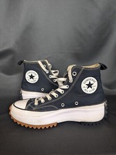 Converse Run Star Hike Hi - Black- Size UK 6.5 EU 40.5  