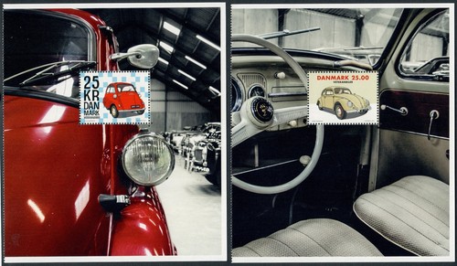 DENMARK. 2017. 125 Kr. Oldtimer Vehicles. Booklet Panes. MNH (PRH15 HB) - Picture 2 of 2
