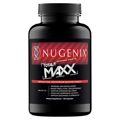 NUGENIX TOTAL-T MAXX Testosterone Enhance Booster Men, for - Muscle potency 120