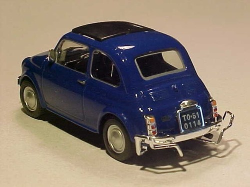 2.8 Zoll 1971 Fiat 500L Hongwell Cararama 1/43 Diecast neuwertig lose