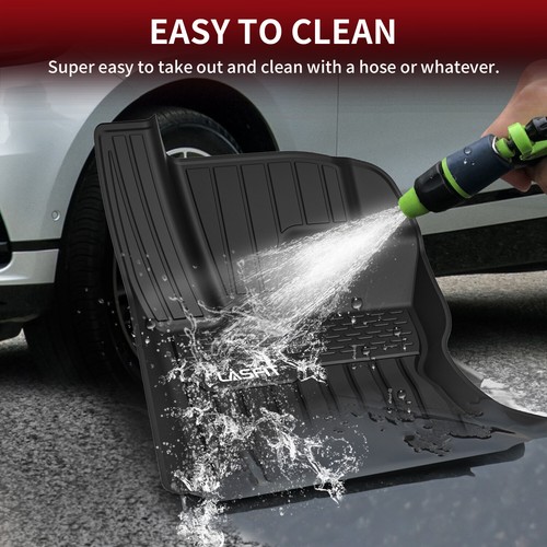 Floor Mats Liners for 2017-2025 Jaguar F-pace 2017-2026 Range Rover Velar TPE - Picture 9 of 10