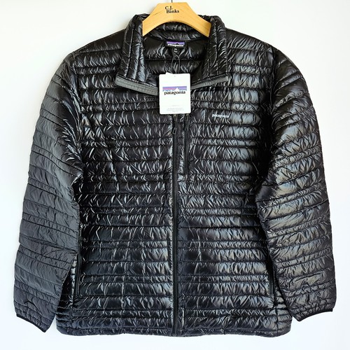 Patagonia Ultralight Goose Down Jacket Mens XXL 800 Fill Black 84757 New w/ Tag - Picture 1 of 6
