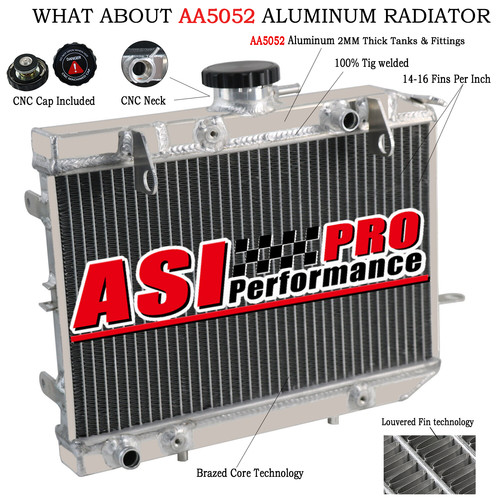 Aluminium Radiator For ATV Honda Rincon 650/680 TRX650F TRX680F 2003-2018 03