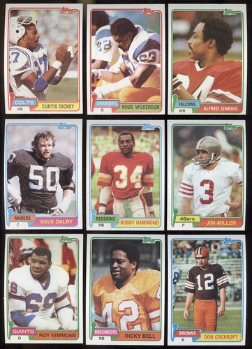 1981 TOPPS NFL FOOTBALL CARD + ROOKIE RC SEE LIST 227-528 - Picture 342 of 448