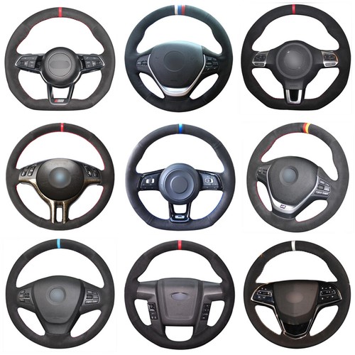 Car Steering Wheel Cover Custom Full Wrap For BMW G30 530i 530d M550i M550d G32 - Bild 8 von 13