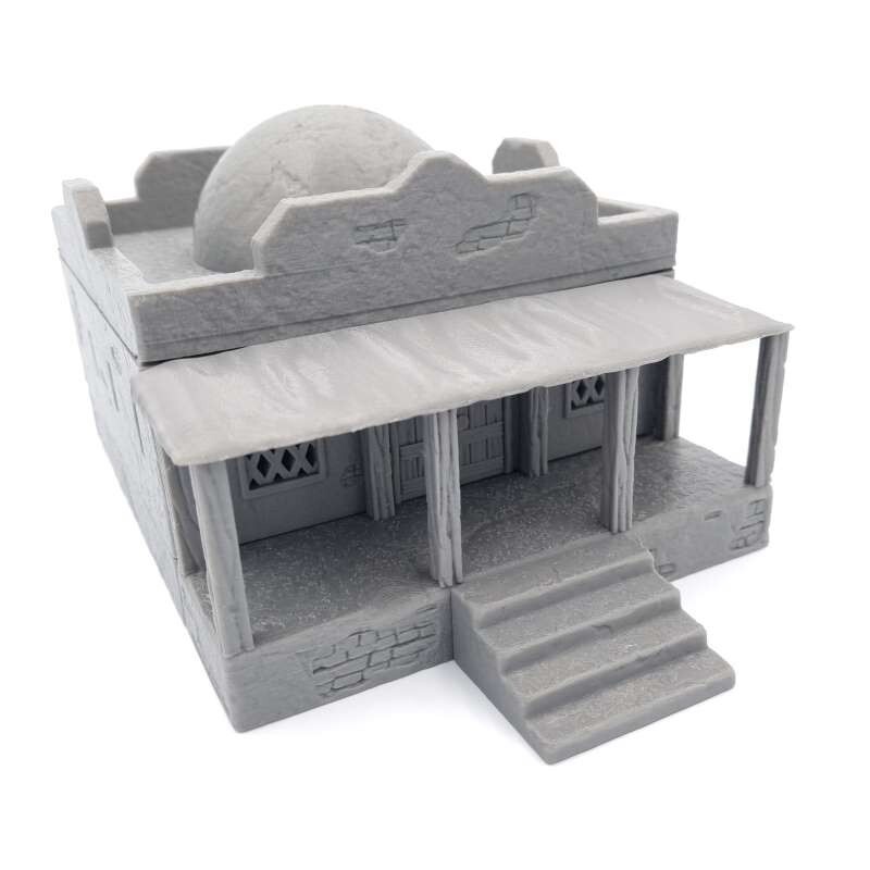 Desert Market scenery printed Terrain Tatooine RPG Sci-Fi WFB D&D wargaming