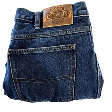 Guide Gear Jeans Size 36x29 Mens Denim Jeans Double Knee Measures 36 x 28