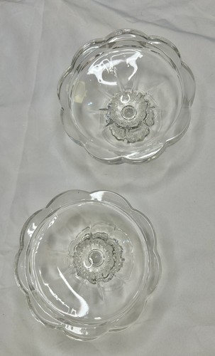 Vintage Pair of Exquisite Lead 24% Crystal Candle Stick Holders New 3" - Picture 13 of 15