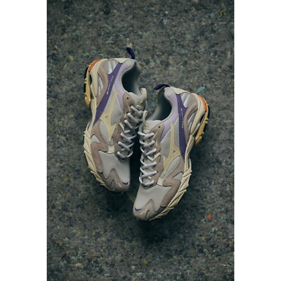 MIZUNO WAVE RIDER 10 D1GA247104 Light gray/Off-white/Purple