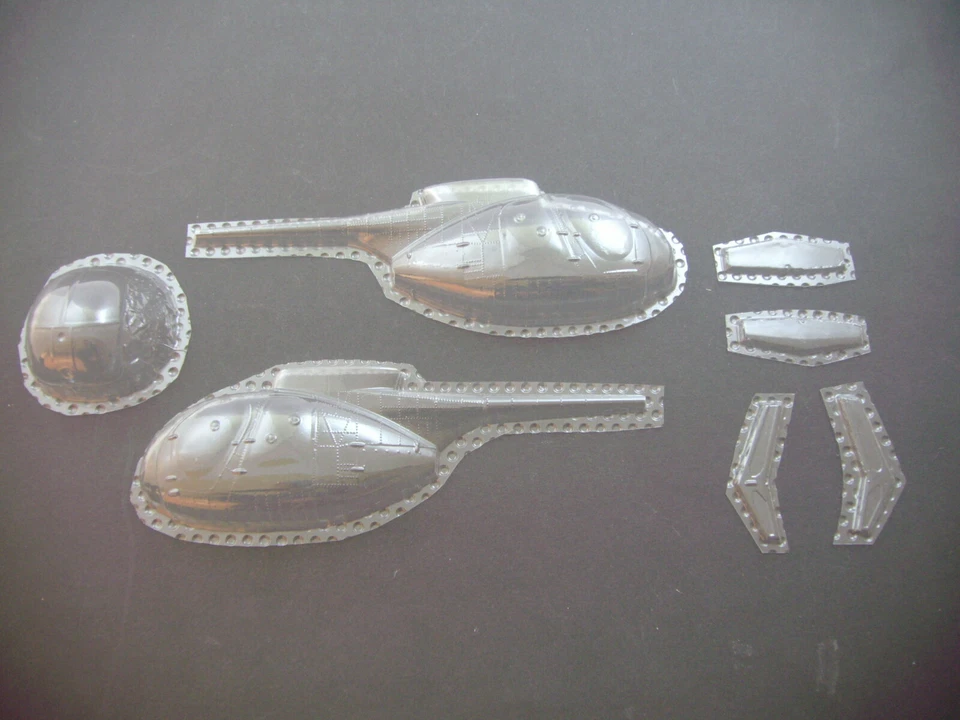 Rumpf-Bausatz Hughes / MD 500C / D / E 1:35 für Blade Nano CPX und andere Minis - Bild 4 von 4