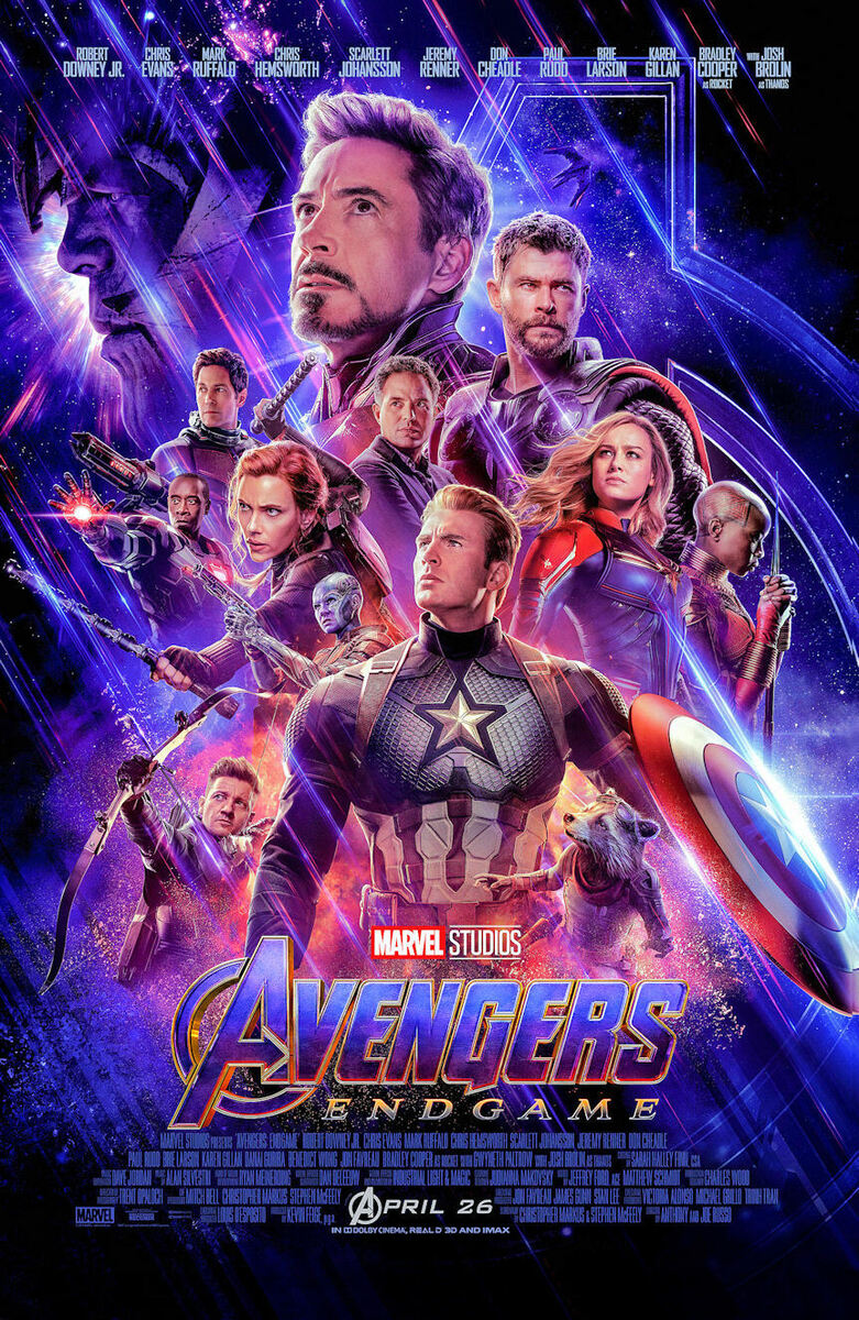 AVENGERS ENDGAME 11x17 MOVIE POSTER PRINT #2