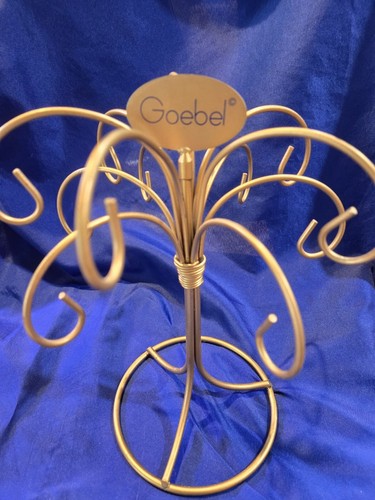 Goebel Ornament Ständer goldfarben Metall elegantes Display - Bild 2 von 6