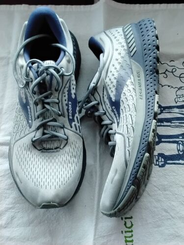 Zapato para correr Restored Brooks Adrenaline GTS 21 para hombre gris azul talla 11,5 - Imagen 3 de 17