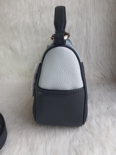 Kate Spade Blue “Smoosh” Suede Leather Crossbody Blazer Blue Purse - Picture 3 of 19