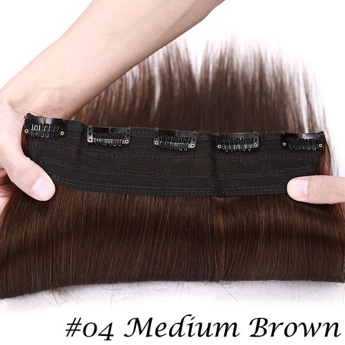 100G Thick Human Hair Extensions Clip In Real Remy One Piece Weft 3/4 Full Head - Picture 31 of 61