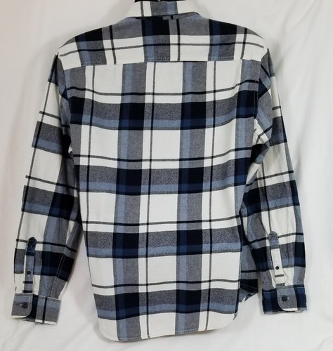 American Eagle Multi Color Plaid Button Front Long Sleeve Shirt Size Large - Picture 4 of 5