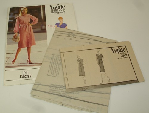 Vogue American Designers Bill Blass Dress Pattern 2642 FF Uncut Size 12 - Picture 2 of 11