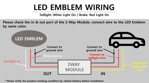 Brenthon 3rd MATT BLACK +2way LED emblem KIA THE NEW OPTIMA/K518~20 Front, Rear - Bild 4 von 18