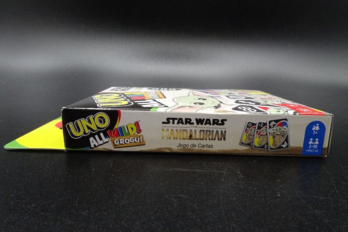 Uno Star Wars The Mandalorian Jogo De Cartas Original Mattel