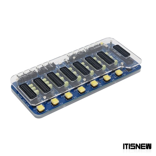 Automatic/Manual SCART SWITCH Distributor Converter 7 Input 1 Output Divider - Picture 6 of 7