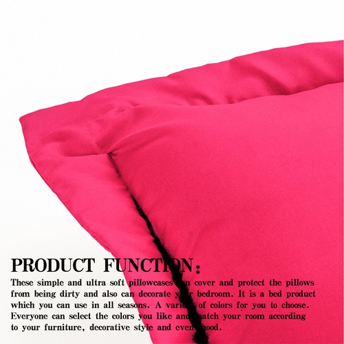 Juego de fundas de almohada de 2 piezas calidad hotelera de la colección Home - 24 colores - Imagen 42 de 48