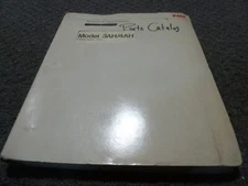 FMC Models 3AH & 4AH Street Sweeper Parts Catalog Manual PN 58514 xz