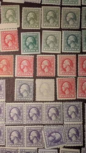 U.S. Stamps,Offset Printing Issues of 1918-20, #525-532 mint NH and Hinged - Picture 3 of 3