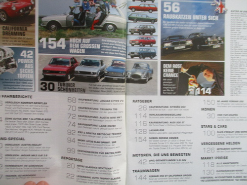 Auto Zeitung classiccars 4/2013 +280TE S123,audi 200 5T (typ43),2CV,XJ6,CX,411LE - Bild 2 von 3