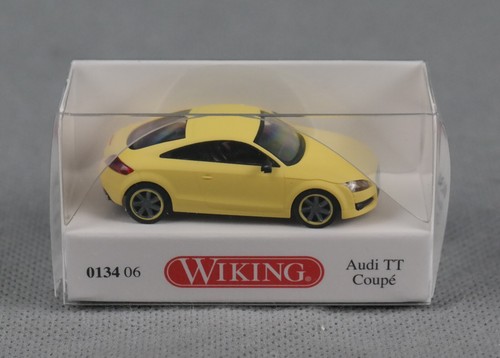 WIKING 013406/0134 06 H0,1:87 - Audi TT Coupé - sunflower yellow - NEUWARE! - Picture 2 of 6