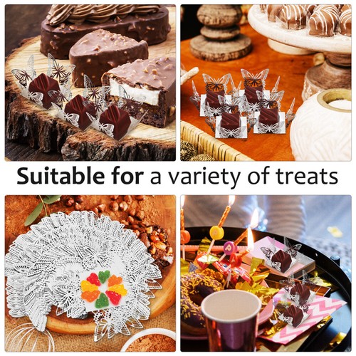 50 Pcs Cupcake-Förmchen Zum Geburtstag Verpackungen Für Backförmchen - Bild 8 von 11