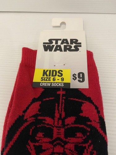 Star Wars - Darth Vader - Kids Socks - Brand New with Tags - Size 6-9 AU - Picture 2 of 6