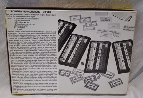 A24/93 Plantik Economy-Entscheidung-Erfolg  Brettspiel - Picture 6 of 6