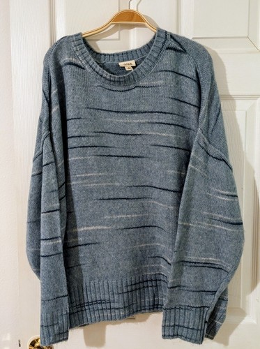 a.n.a . Crew Neck Long Sleeve Blue Sweater Women’s Plus Size 2X NWT - Picture 3 of 9