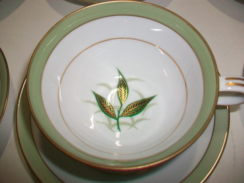 Juego de 5 tazas y platillos de té de café Noritake China Greenbay 5353 - Imagen 6 de 6
