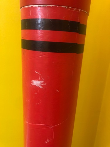 Original 1988 Fantazia Marketing 35" Jumbo Red Coloring Crayon Coin Bank - Bild 8 von 12