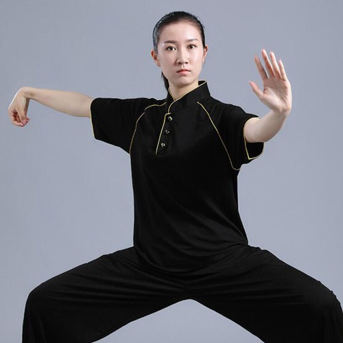 Bruce Lee Kung Fu Tai Chi T-Shirt Shirt Pants Set Martial Arts Wingchun Uniform - Picture 3 of 18