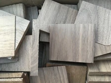 6 American Black Walnut Wood Axe Wedges. Made in USA