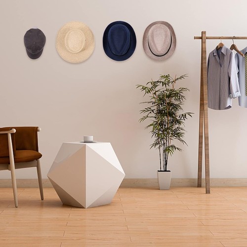 32 piezas Sombrero de béisbol Estante Montaje en pared Súper Fuerte Sombrero Estante Ganchos de exhibición para pared - Imagen 7 de 11