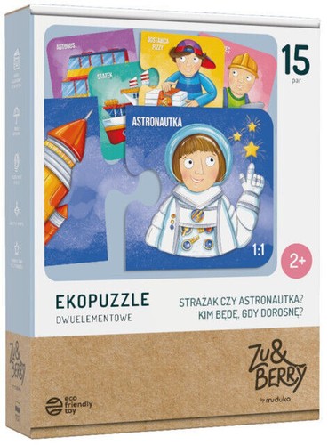 Ekopuzzle dwuelementowe. Kim będę, gdy dorosnę?