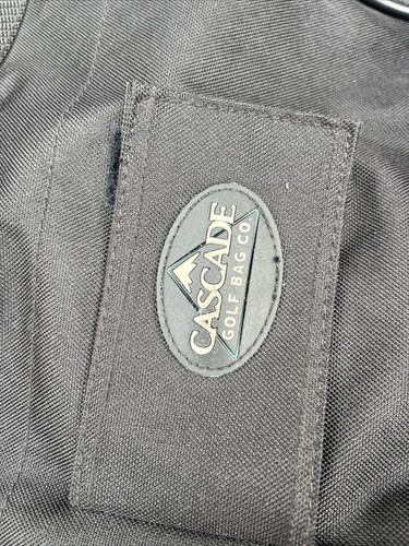 Padded Travel Rolling Wheels Black Golf Bag-Cascade Golf Bag Co - Picture 9 of 12