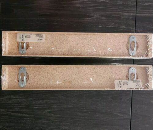 2 Ikea LACK Floating Wall Shelves White 11 3/4 x 10 1/4" Shelf Shelving New - Picture 3 of 3