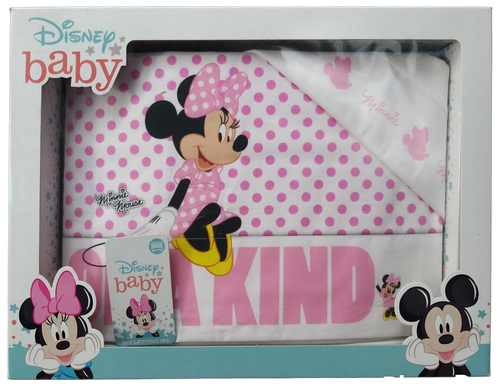 Completo Hojas Bebés Culla O Cuna Disney Con Minnie O Mickey Mouse - Imagen 7 de 13