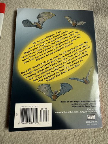 The Magic School Bus Chapter Book Lot W/ Field Trip Notes Frizzle Nostalgia 90s - Imagen 5 de 9