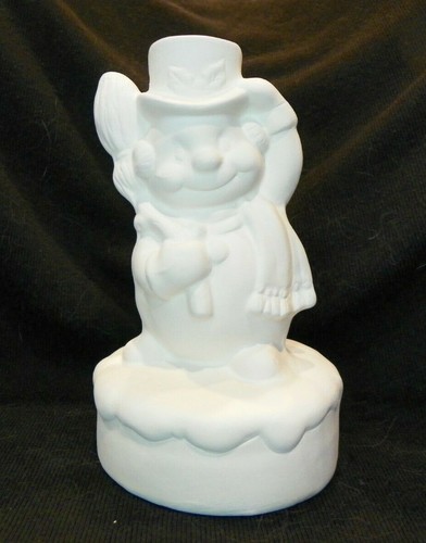 Snowman, ceramic glazed Christmas - Picture 5 of 6