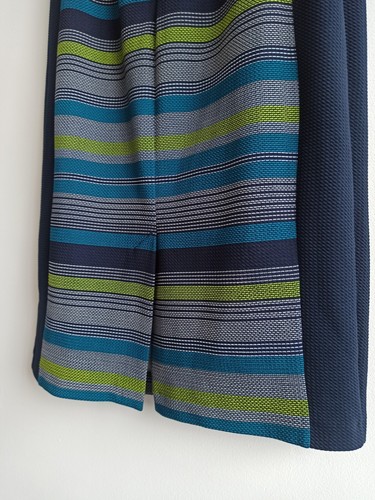 TU Women's Striped Stretch Bodycon Square Neck Midi Dress Size 12 - Picture 13 of 20