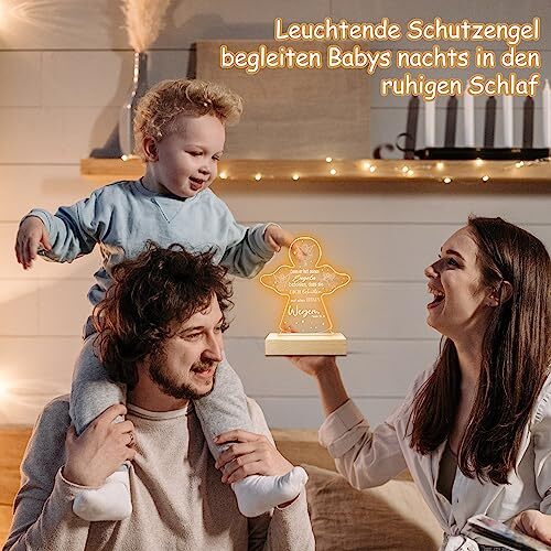 Taufgeschenke Für Mädchen Taufgeschenke Jungen Nachtlicht Baby Geschenk Jun... - Bild 4 von 7